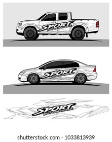 abstract racing graphic kit background for truck car and vehicles