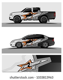 abstract racing graphic kit background for truck car and vehicles