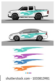 abstract racing graphic kit background for truck car and vehicles