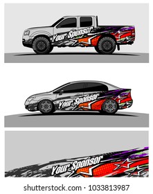fondo del kit gráfico de carreras abstractas para vehículos y automóviles de camiones