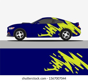 abstract racing graphic stripe background kit for vehicle vinyl wrap
