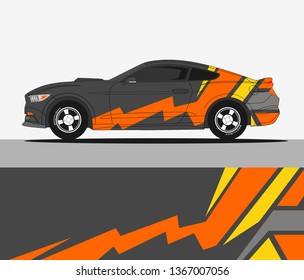 abstract racing graphic stripe background kit for vehicle vinyl wrap