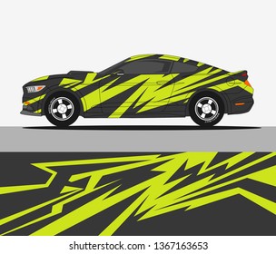 abstract racing graphic stripe background kit for vehicle vinyl wrap, race car sticker, and rally livery