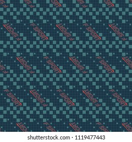 Abstract racing graphics pattern. Extreme sport style illustration.