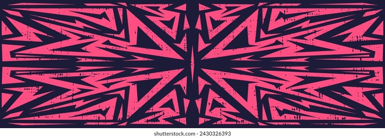 Fondo de patrón de carreras abstracto en color rosa y negro. Fondos de vector de deportes. Conveniente para el fondo, el póster y la plantilla de la cubierta.