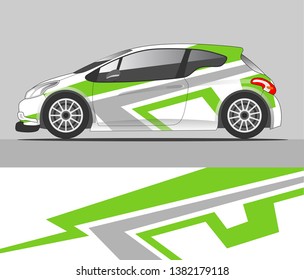 Abstract racing shape design for vehicle vinyl wrap background