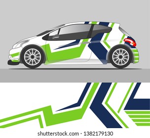 Abstract racing shape design for vehicle vinyl wrap background
