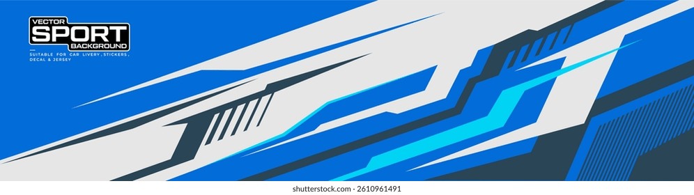 Abstract racing and sport background for car livery.