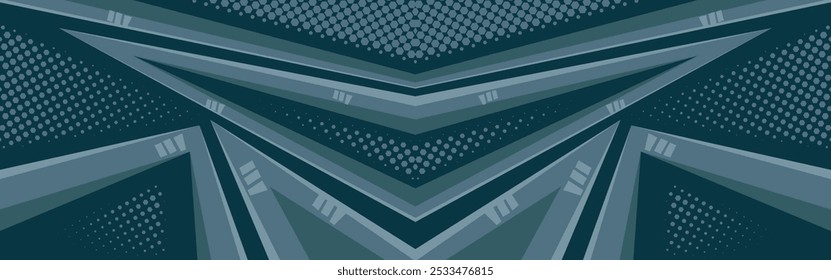 abstract racing sport banner vector illustration background design with halftone texture