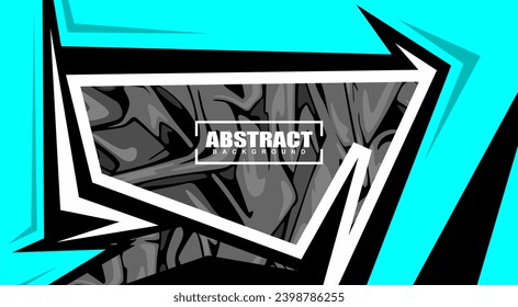 Abstract Racing Stripes Background With black, blue and grey Color Free Vector