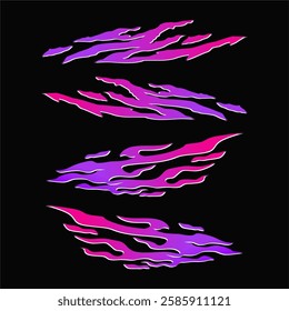 Abstract Racing Stripes Design vector