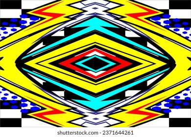 abstract racing vector background design with a unique striped pattern and a combination of bright and unique colors, with cool effects and a white background