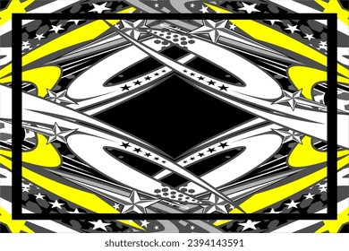 Abstract Racing Vector Background Design with Unique Line Pattern and with Elegant Grayscale Color Combination look cool