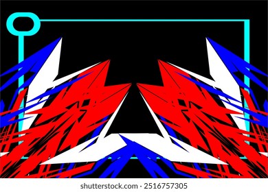 Abstract racing vector background design, with a unique and modern line pattern, suitable for your car wrap