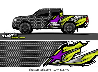 
abstract racing vector background for truck car and vehicles wrap design. 