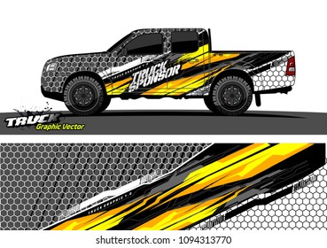 
abstract racing vector background for truck car and vehicles wrap design. 