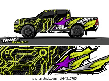 
abstract racing vector background for truck car and vehicles wrap design. 