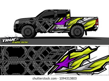 
abstract racing vector background for truck car and vehicles wrap design. 