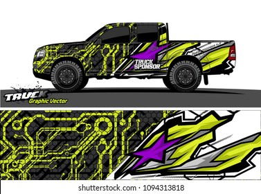 
abstract racing vector background for truck car and vehicles wrap design. 