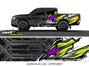 
abstract racing vector background for truck car and vehicles wrap design. 