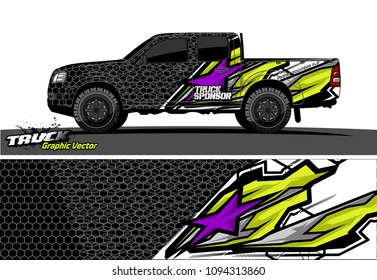 
abstract racing vector background for truck car and vehicles wrap design. 