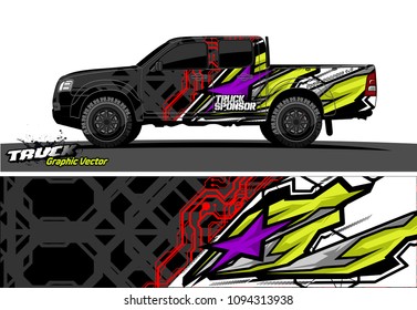 
abstract racing vector background for truck car and vehicles wrap design. 