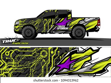 
abstract racing vector background for truck car and vehicles wrap design. 