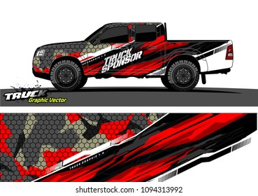 
abstract racing vector background for truck car and vehicles wrap design. 