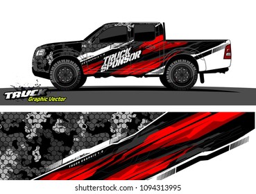 
abstract racing vector background for truck car and vehicles wrap design. 