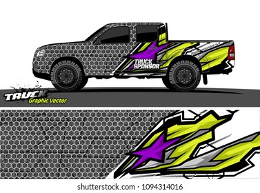 
abstract racing vector background for truck car and vehicles wrap design. 