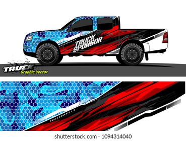 
abstract racing vector background for truck car and vehicles wrap design. 