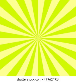 Abstract radial background with divergent rays. Vector illustration.