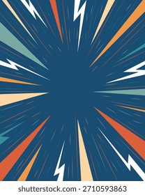 Fondo retro de explosión de haz radial Abstractas