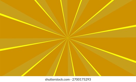 Abstract radial burst background with bold yellow and gold rays converging at the center, creating a bright, dynamic, and energetic visual effect.