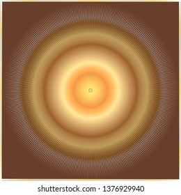 Abstract Radial Gradient Gold Ball Background. Silver meta radial texture background. Metallic gradient vector illustration. Grayscale circular ornaments collection. Gold, White, gray design elements.