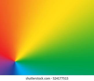 Abstract radial gradient rainbow background. Vector illustration.