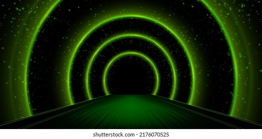 abstract radial green tunnel backgrounds for signs agency media, social media post, billboard, animation video, website header, ads campaign, web poster, advertisement marketing, landing pages, motion