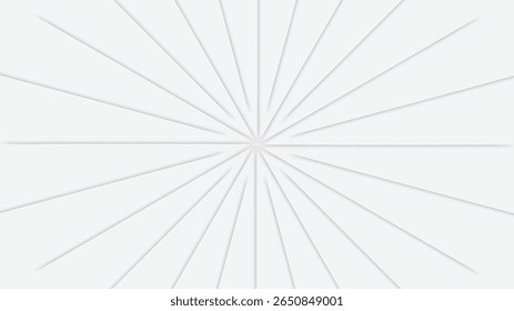 Las líneas radiales Abstractas crean un fondo de diseño moderno y limpio.