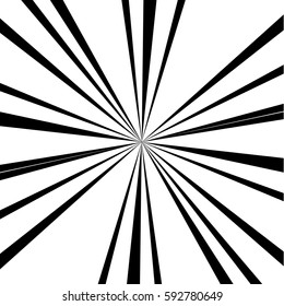 Abstract radial lines (starburst, sunburst) circular pattern