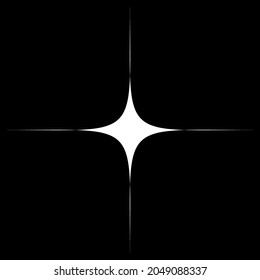 Abstract radial shape, design element vector