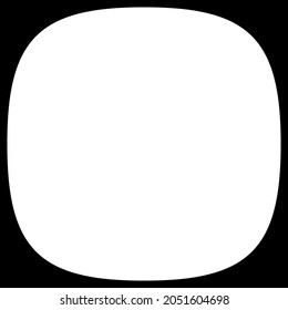 Forma radial abstracta, vector de elemento de diseño