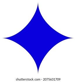 Abstract radial shape, design element vector