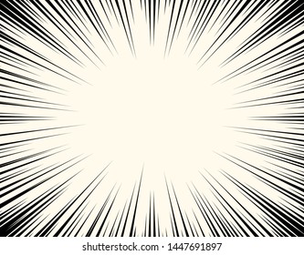 Abstract radial speed lines. Graphic overlay design elements for illustrations, sun rays, superhero, manga, comics. Isolated background.