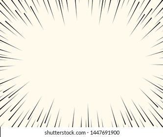 Abstract radial speed lines. Graphic overlay design elements for illustrations, sun rays, superhero, manga, comics. Isolated background.