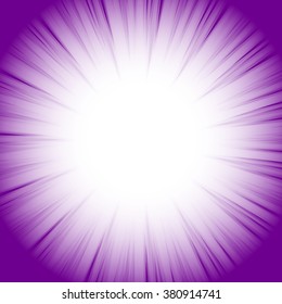 Abstract radial starburst background with transparent glowing effect