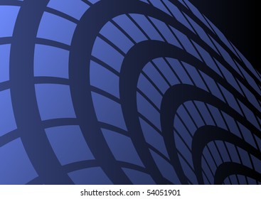 Abstract  radial vector squared illustration