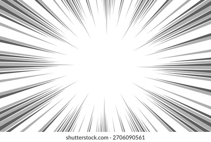 Efecto de velocidad de zoom radial Abstractas en luz negra para cómics de dibujos animados, rayos solares o Elementos de explosión estelar