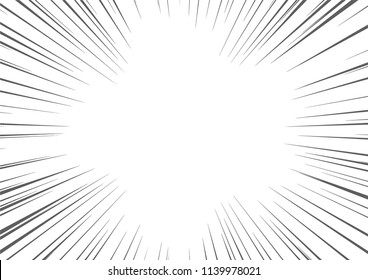 Screentones action lines 2, black lines with sun rays drawing, png | PNGEgg