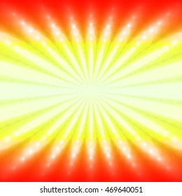 Abstract radiant fiery background
