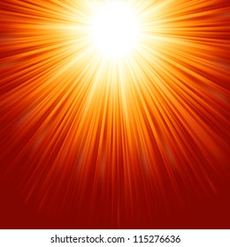 Abstract radiant star. EPS 8 vector file included